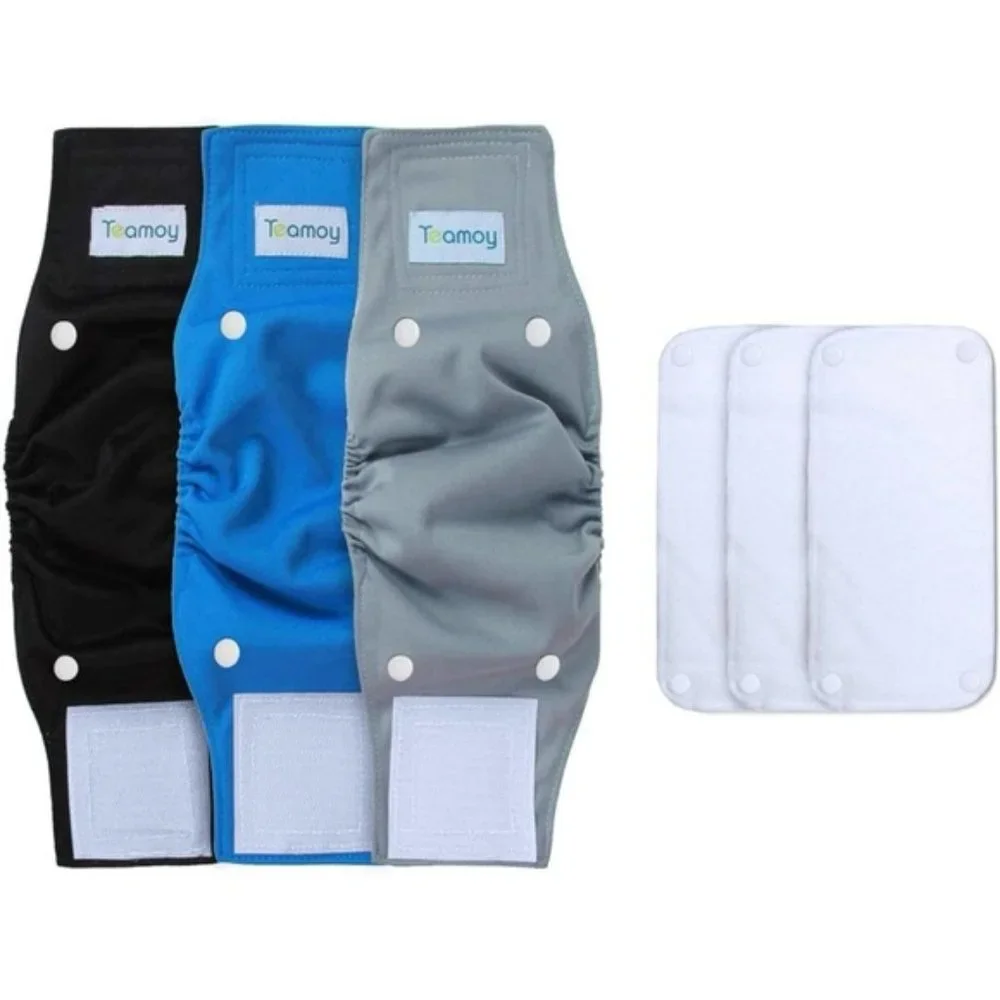 3 Male Dog Diapers Size Medium